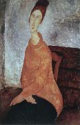 Amedeo Modigliani portrait of jeanne hebuterne oil on canvas